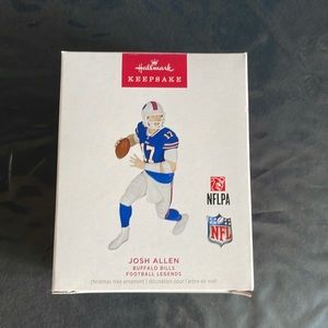 New in box Josh Allen hallmark ornament Buffalo Bills